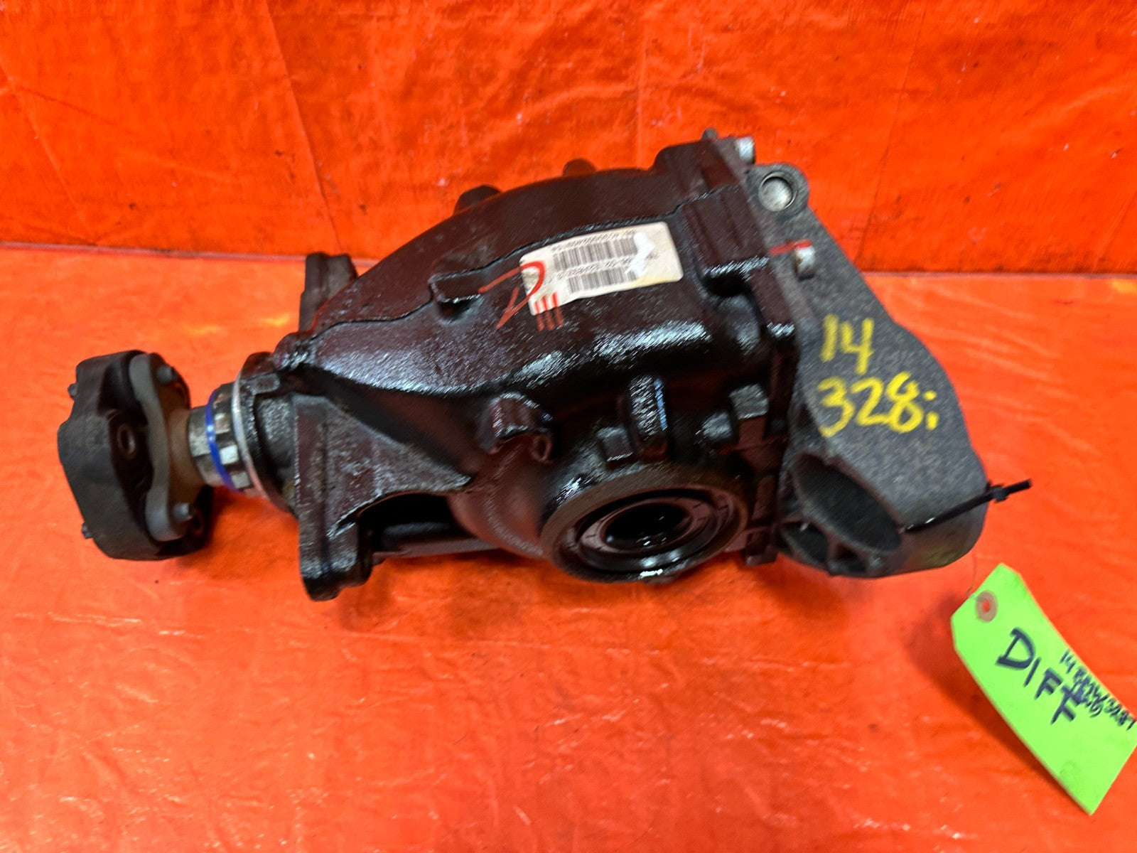 OEM 2014 14 BMW 328i SEDAN RWD   REAR DIFFERENTIAL DIFF 7603748 03 3.15 RATIO3