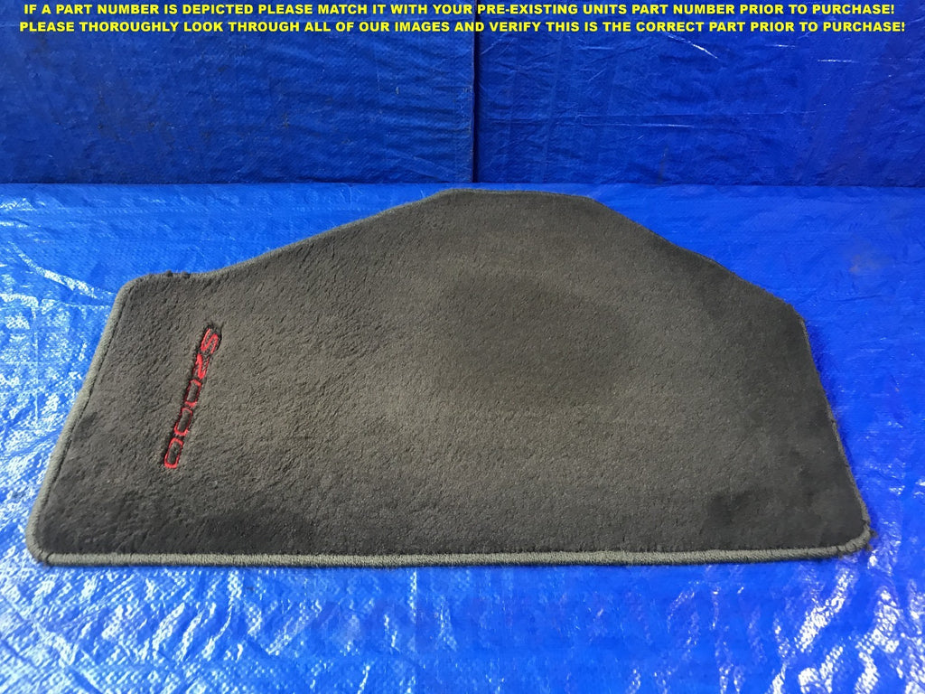 OEM 2000 2001 00 01 HONDA S2000 PASSENGER RIGHT FLOOR MAT R RH0