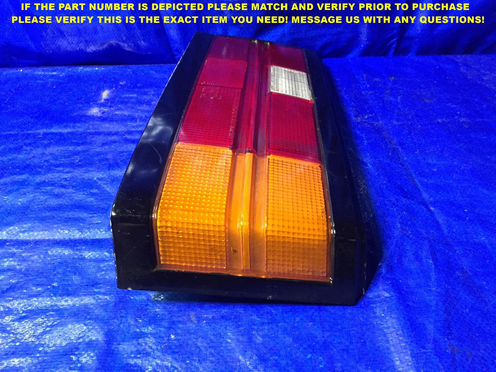 OEM 1982 1983 TOYOTA CELICA LIFTBACK PASSENGER RIGHT TAIL LIGHT 82 83 R RH4