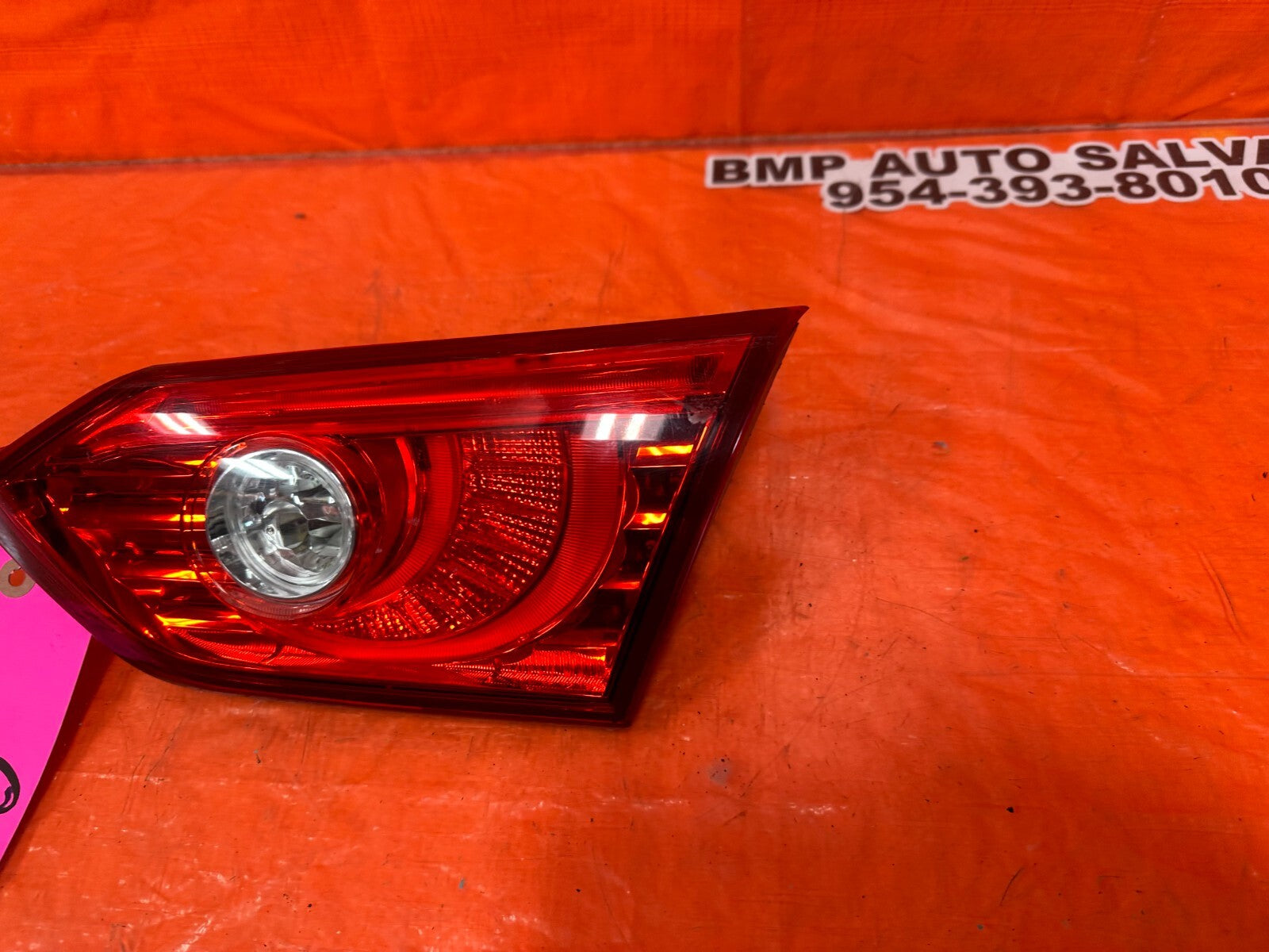 14 15 INFINITI Q50   DRIVER RIGHT TRUNK MOUNTED   INNER TAIL LIGHT LAMP OEM #Q502