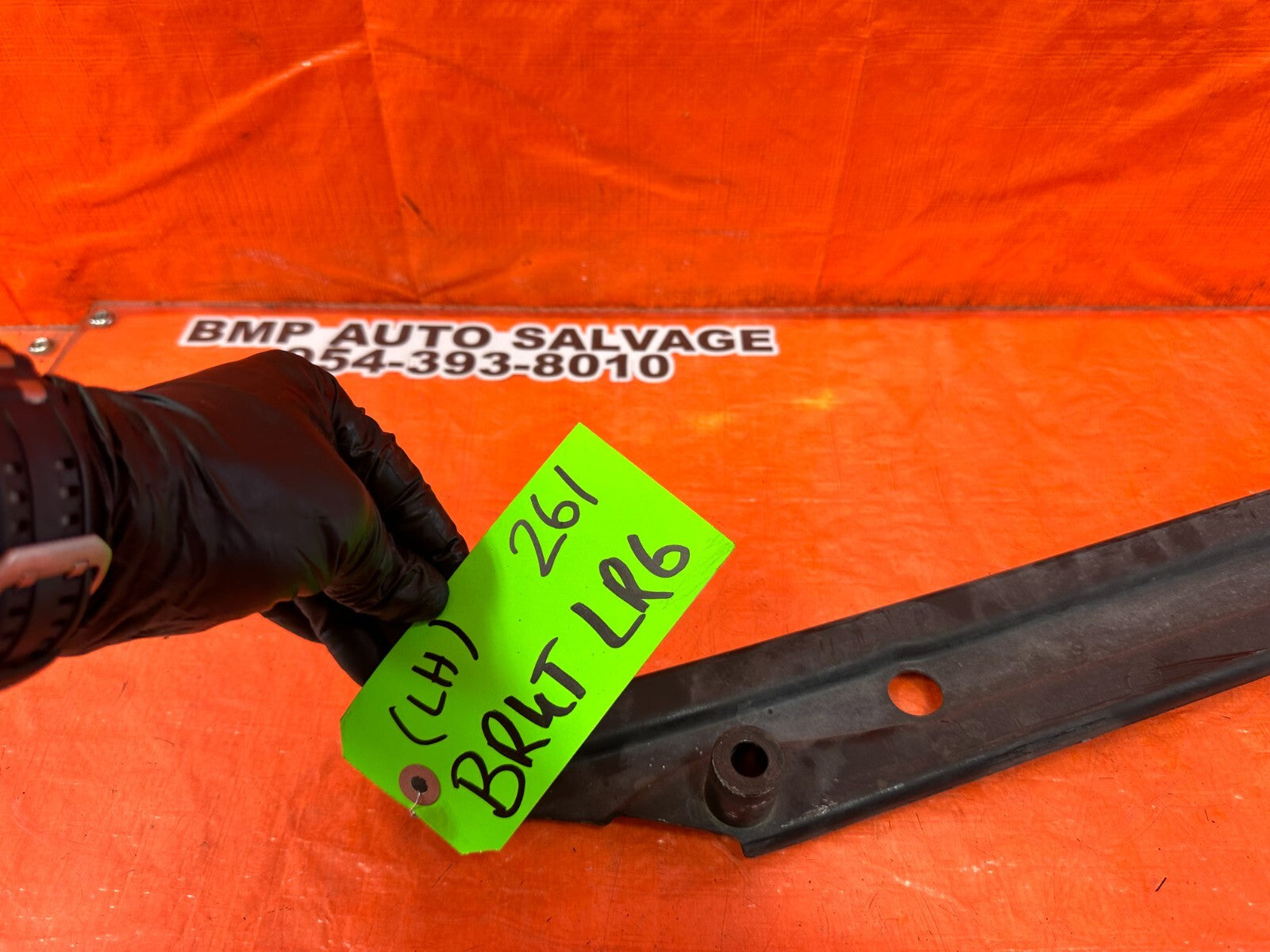 02 10 LEXUS SC430   DRIVER LEFT SUBFRAME BRACE EXTENSION ROD BRACKET   OEM #26110