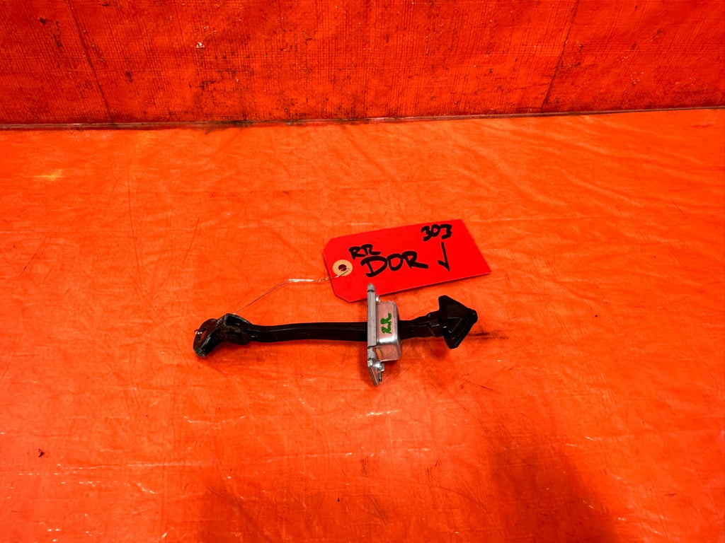 09 11 MAZDA RX8 RX 8   PASSENGER REAR DOOR CHECKER HINGE ARM STOPPER   OEM 3030