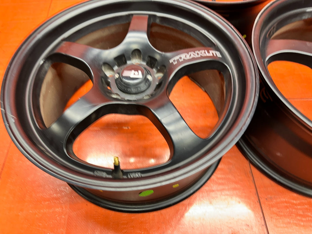 MOTEGI RACING TRAKLITE 17 INCH ALLOY WHEELS SET OF 3 17x8 +40 5x114.3 AFTERMARKE12