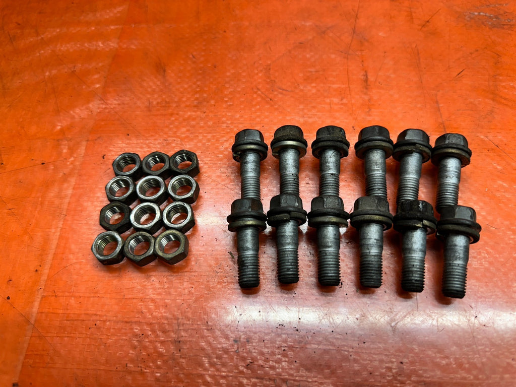 03-08 NISSAN 350Z 3.5L VQ35DE REAR AXLE BOLTS HARDWARE PAIR LEFT RIGHT OEM #3465