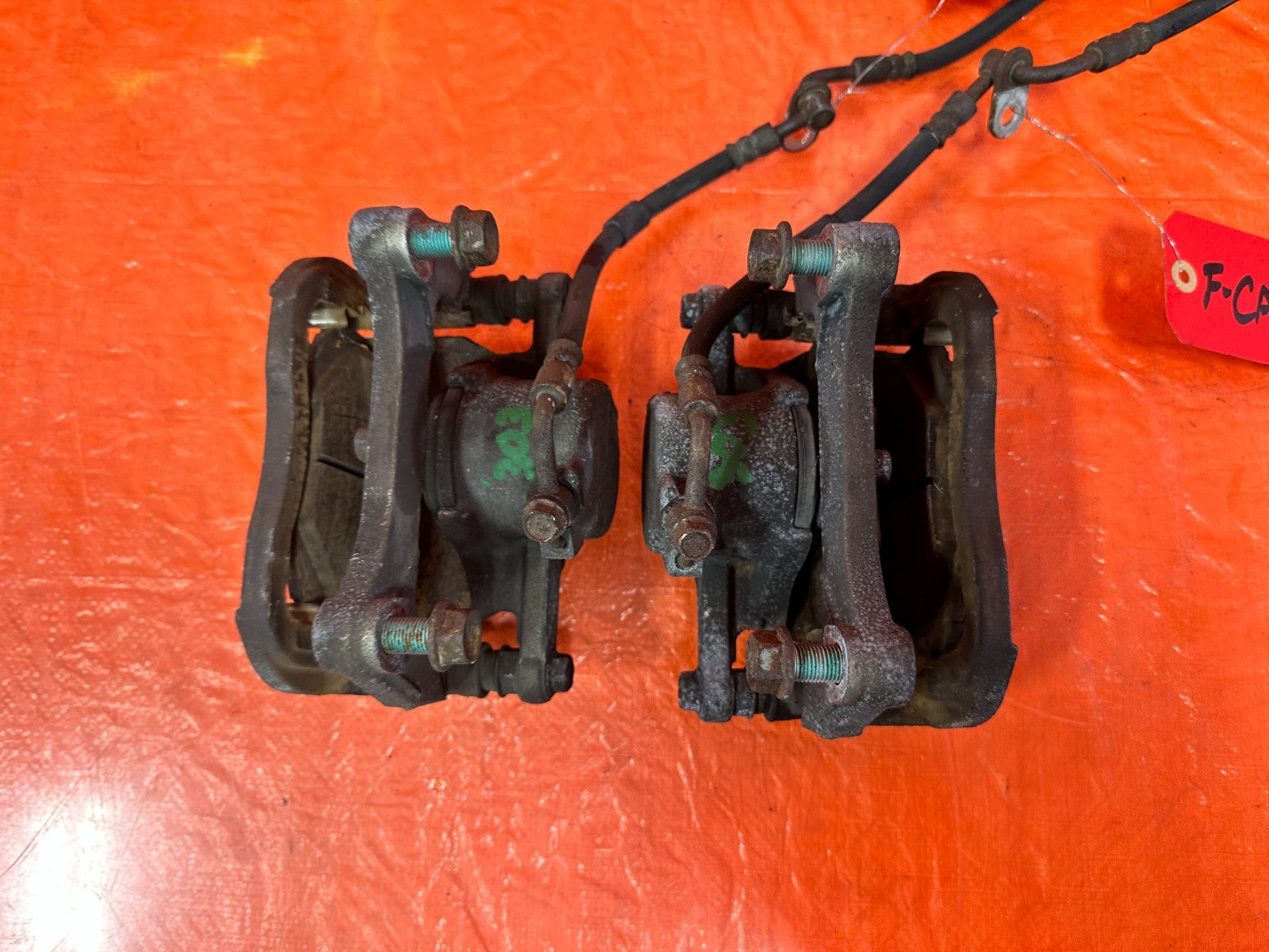 04 11 MAZDA RX8 RX 8  FRONT BRAKE CALIPERS   LEFT RIGHT CALIPER SET   OEM 3031