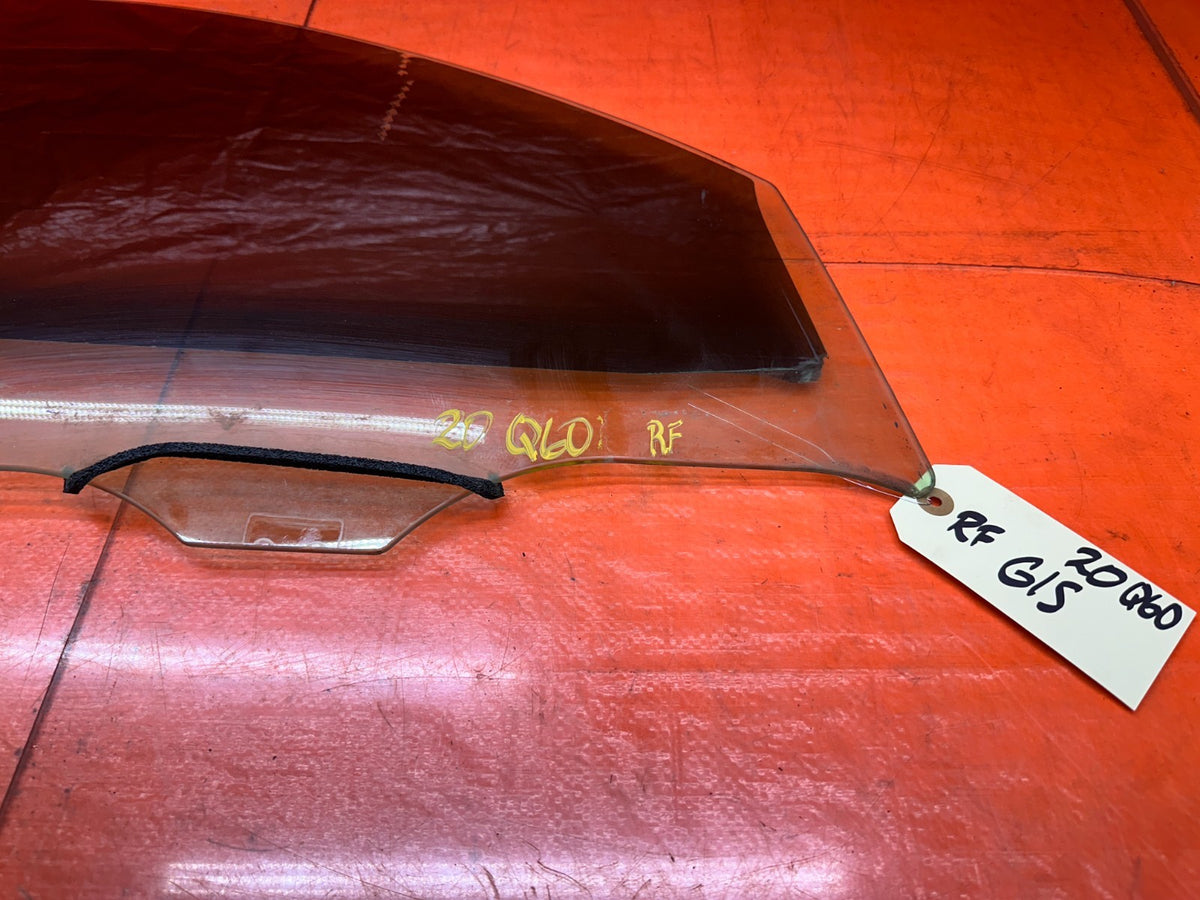 2016-2020 INFINITI Q60 COUPE PASSENGER RIGHT FRONT DOOR GLASS WINDOW OEM #20Q604