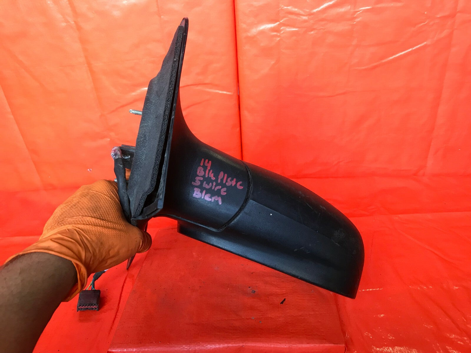 OEM 2000 00 FORD EXPEDITION DRIVER LEFT SIDE VIEW MIRROR   HEATED   BLACK8