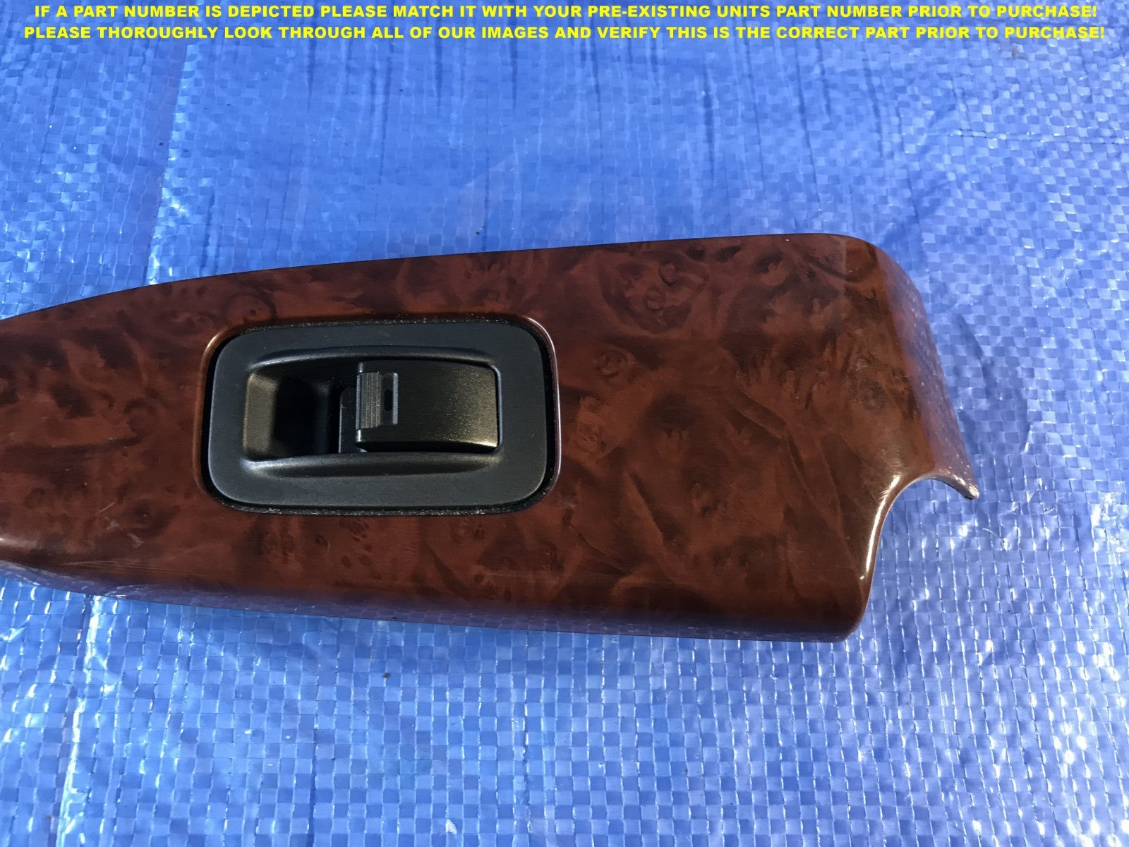 OEM 2004 2005 2006 ACURA MDX PASSENGER RIGHT REAR WOOD GRAIN WINDOW SWITCH1