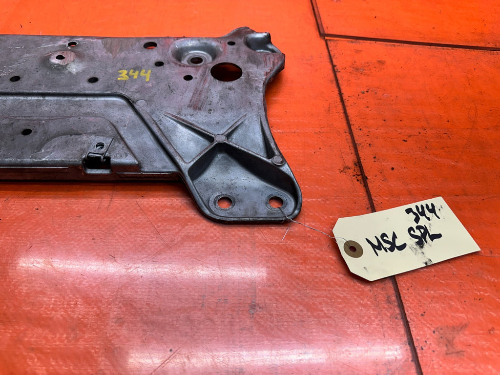 14-15 INFINITI Q50 3.7L FRONT SUBFRAME STEERING RACK MOUNTING BRACKET PLATE #3444