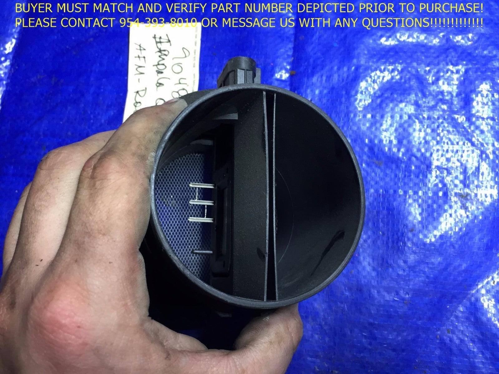 OEM 2009 CHEVROLET IMPALA MASS AIRFLOW METER SENSOR MAF 159119831