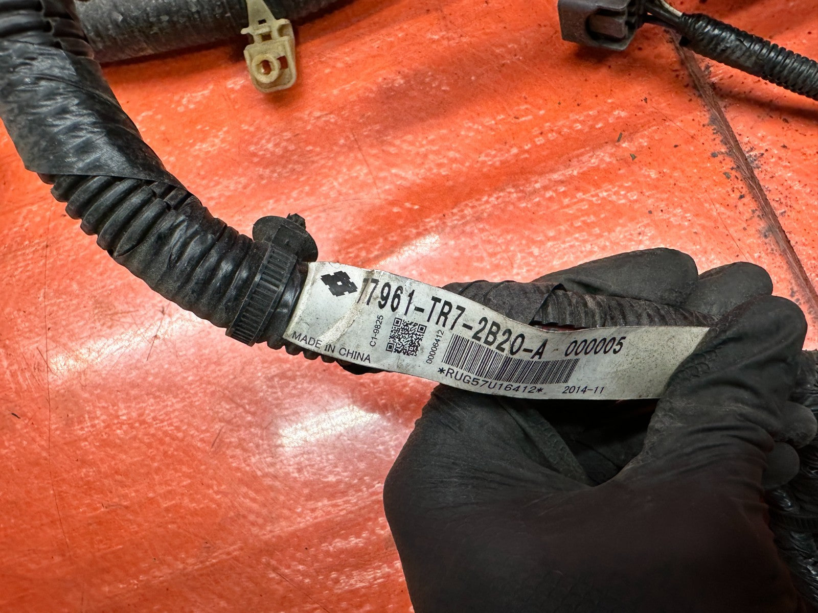 13 15 HONDA CIVIC SI 2.4L ENGINE BAY WIRE HARNESS 3220A TR7 A061 A OEM #33420