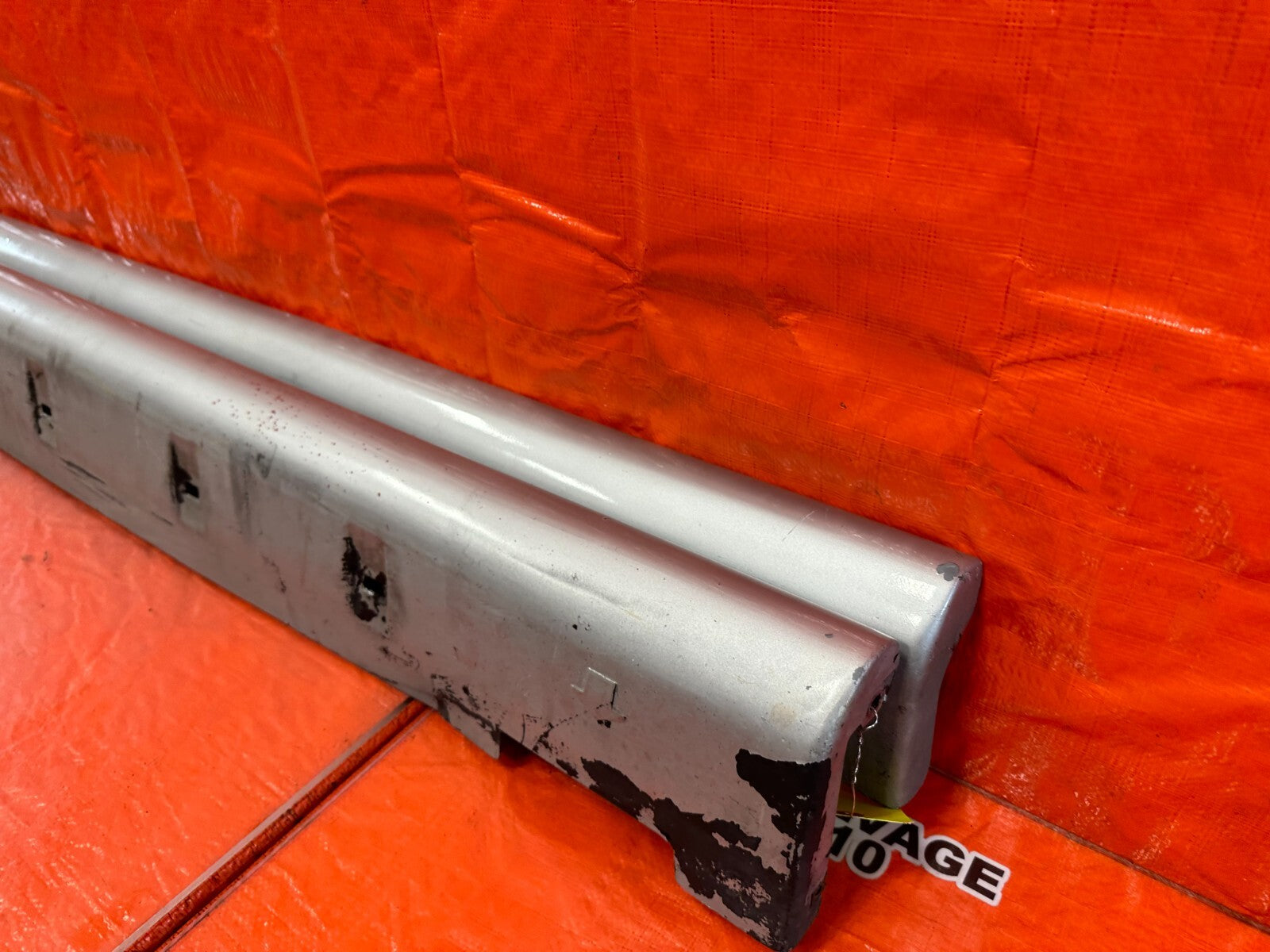92 95 HONDA CIVIC 2D COUPE LEFT & RIGHT SIDE SKIRTS ROCKER MOLDING TRIM OEM #2572
