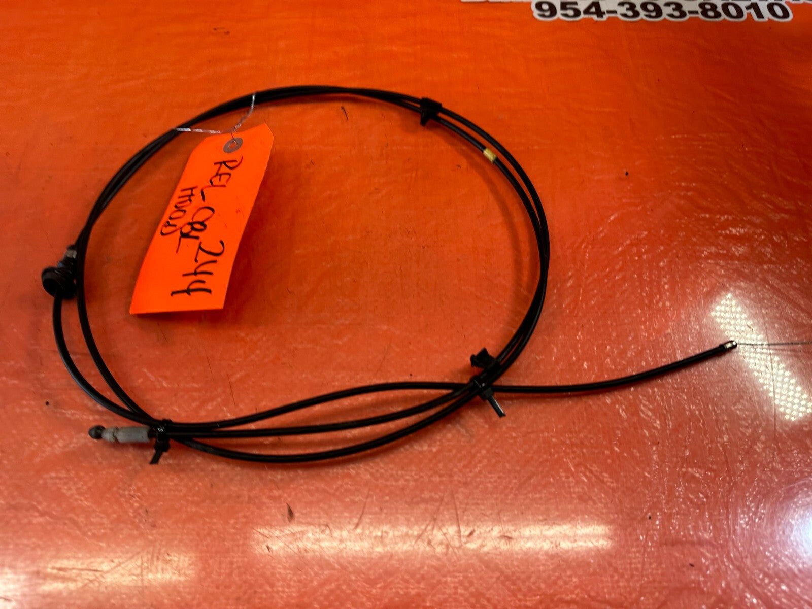 07 12 LEXUS ES350   HOOD RELEASE WIRE CABLE   OEM FACTORY #24410