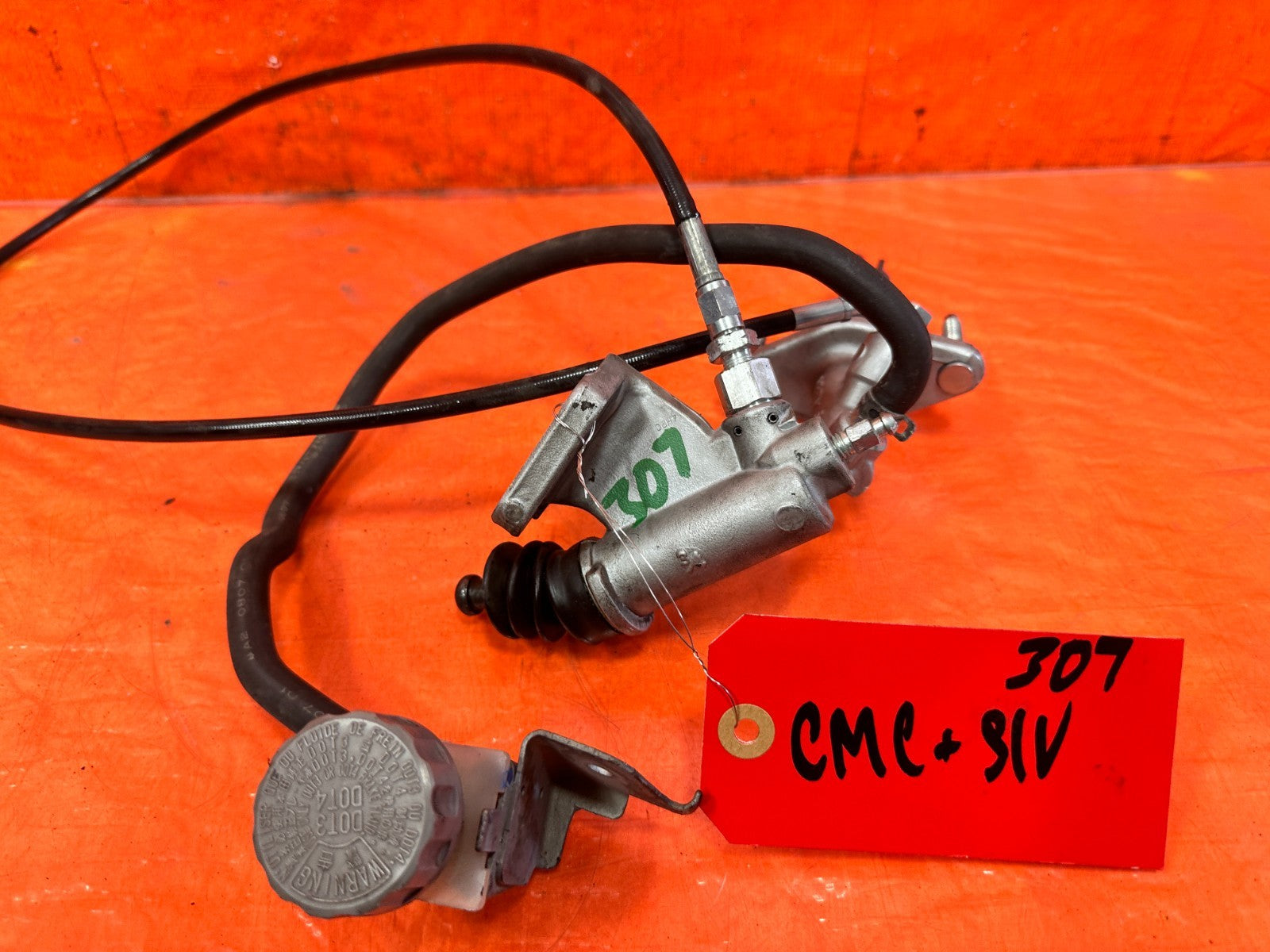 06 09 HONDA CIVIC SI   CLUTCH MASTER & SLAVE W/ FULL LINE SET LINES 100% OEM 3071