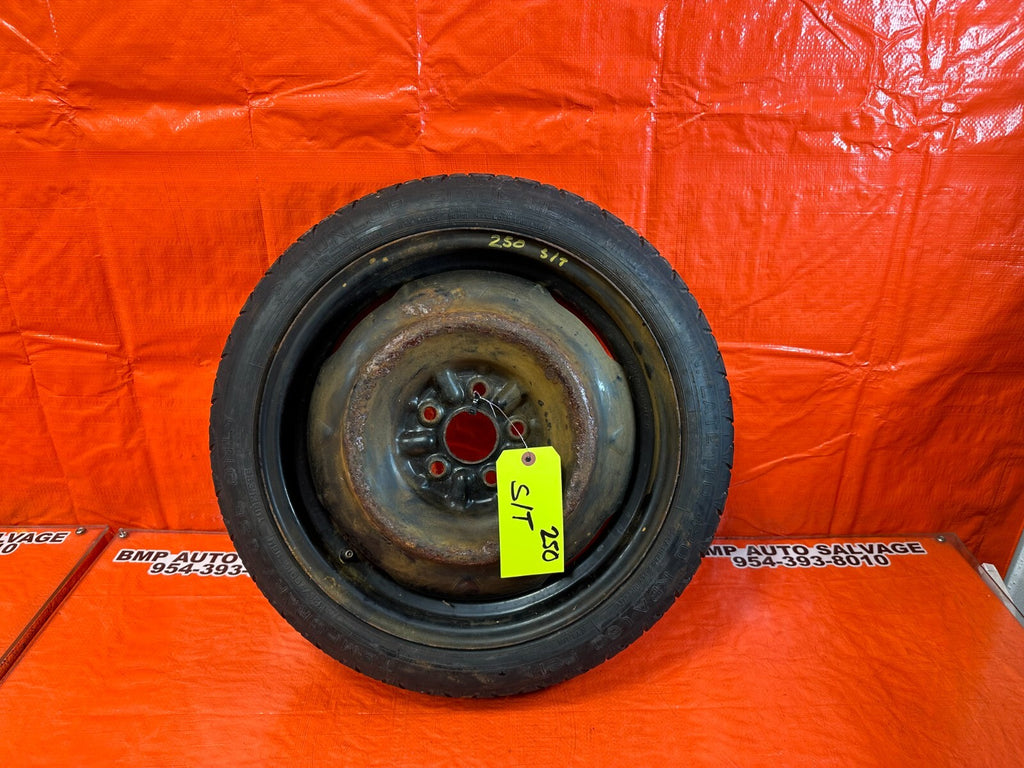 00 05 TOYOTA CELICA   EMERGENCY SPARE BACK UP TIRE WHEEL RIM   OEM FACTORY #2500