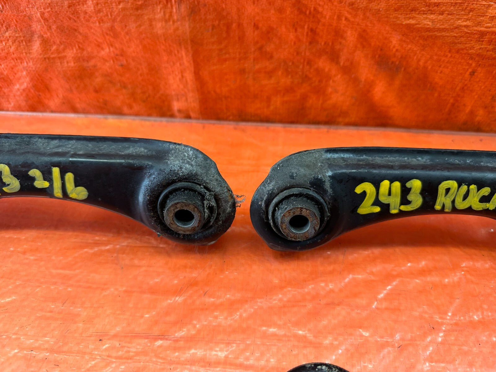 1989 89 HONDA CRX DX HF   REAR UPPER LOWER COMPENSATOR ARMS LEFT RIGHT OEM #2433