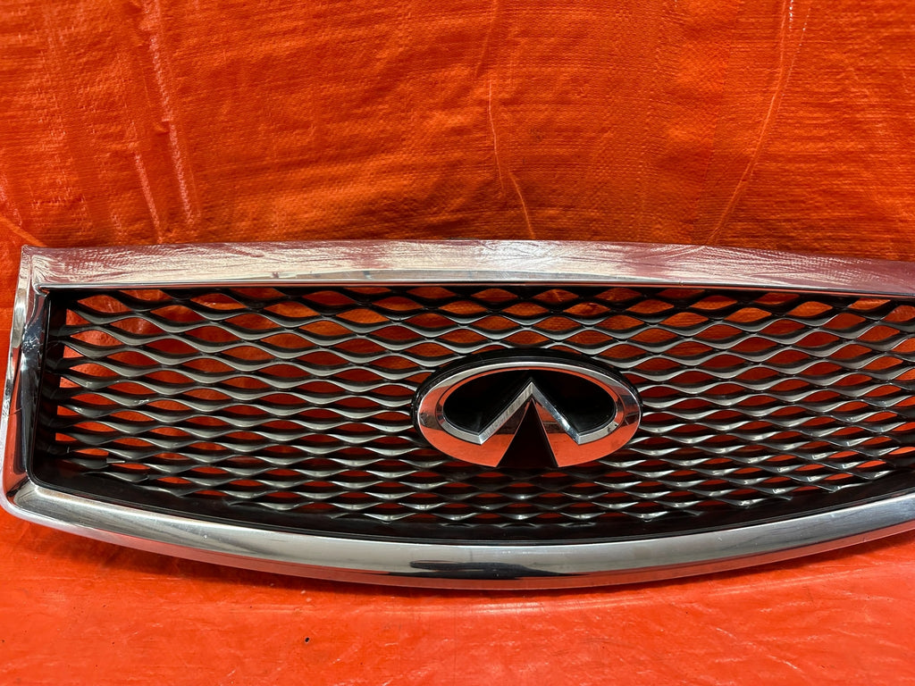 14 17 INFINITI Q50 FRONT GRILLE 100% COMPLETE W/ FRONT CAMERA   OEM FACTORY #2158
