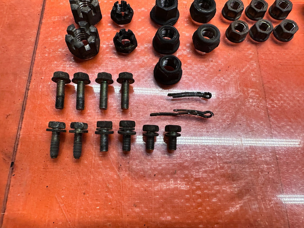 97 01 HONDA PRELUDE 2.2L FRONT KNUCKLE SPINDLE CONTROL ARM BOLTS OEM #3368