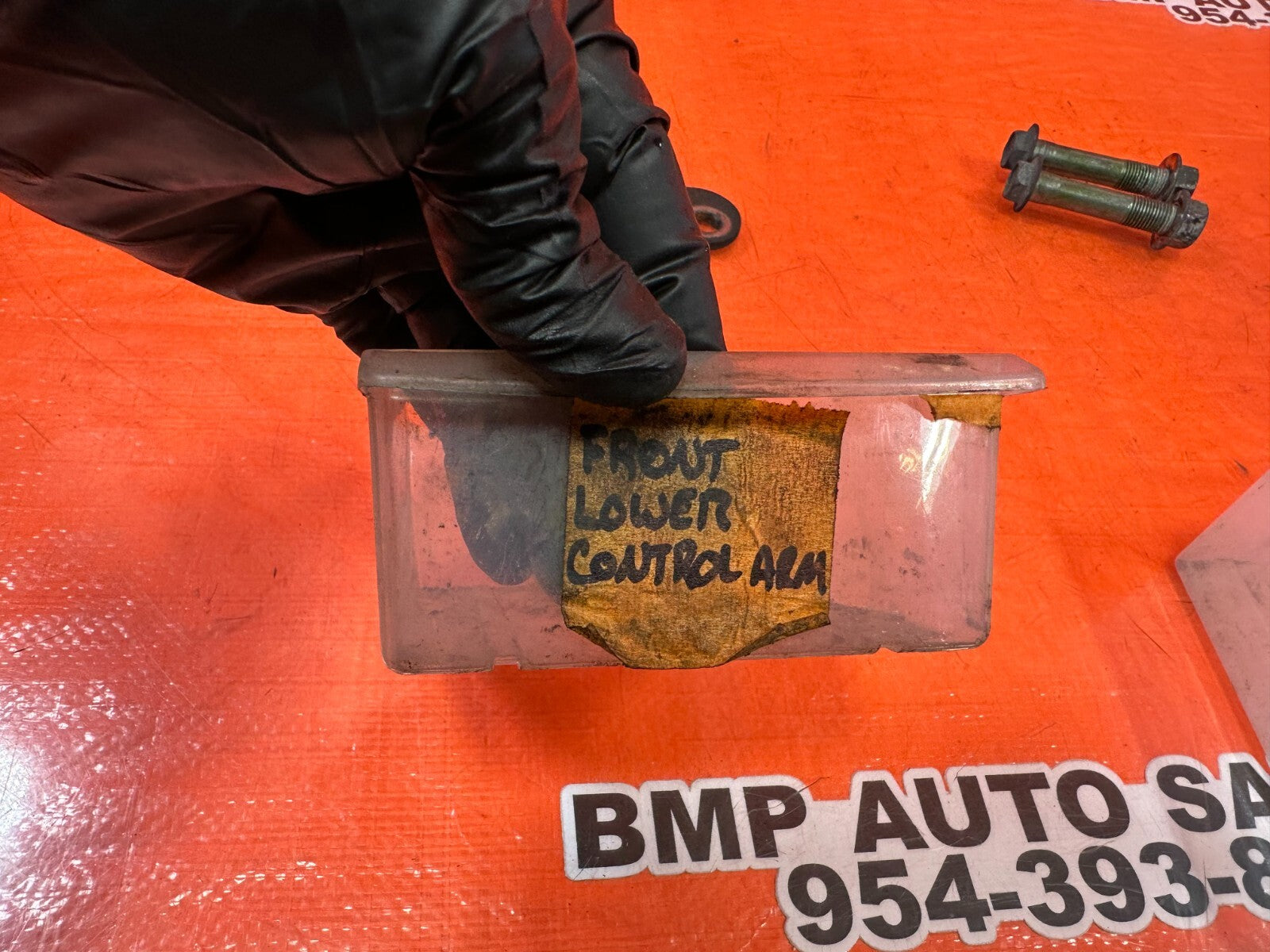 02 10 LEXUS SC430   FRONT LOWER CONTROL ARM BOLTS HARDWARE   OEM #2618