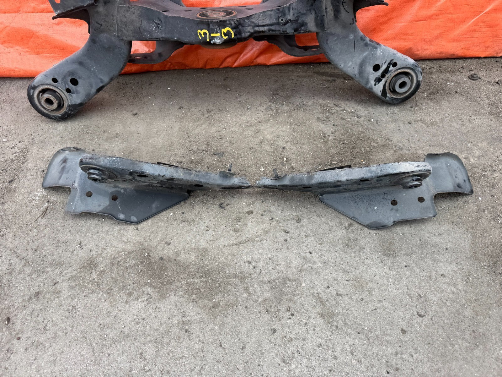 14 20 INFINITI Q50 & 16 20 Q60 REAR SUBFRAME CROSSMEMBER K FRAME W/ BRACKETS 3159