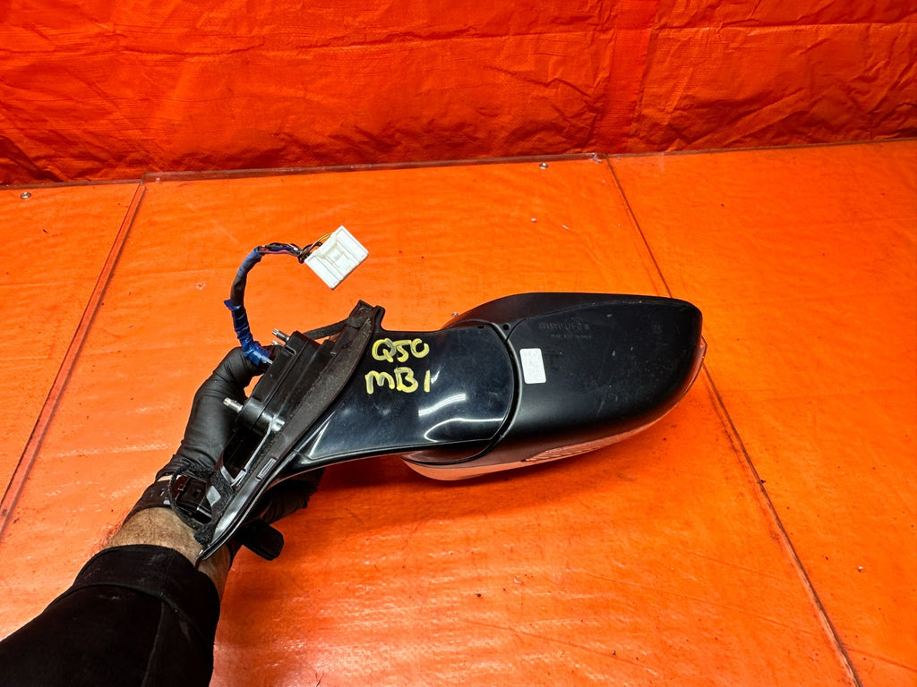 14-24 INFINITI Q50 4D RIGHT FRONT RF PASSENGER SIDE VIEW MIRROR ASSY OEM #Q5016