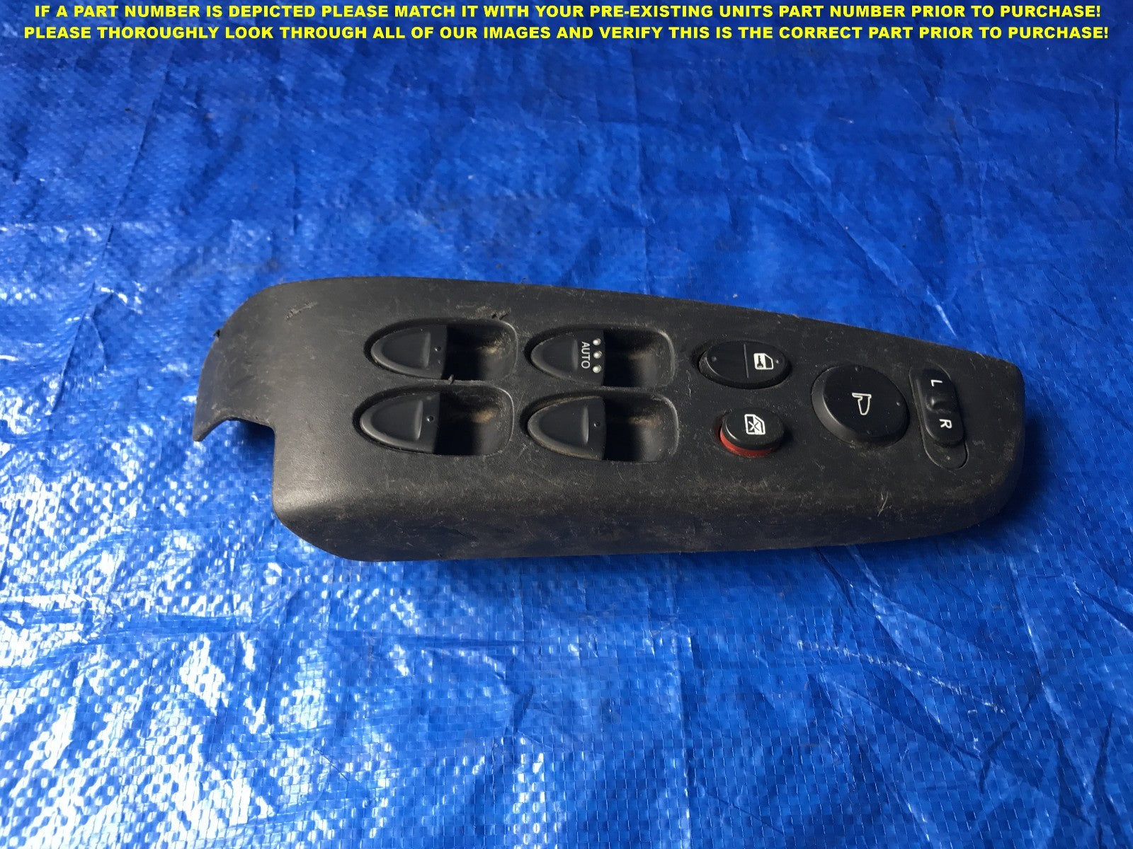 OEM 2006 2007 2008 2009 10 11 HONDA CIVIC SEDAN DRIVER LEFT MASTER WINDOW SWITCH0