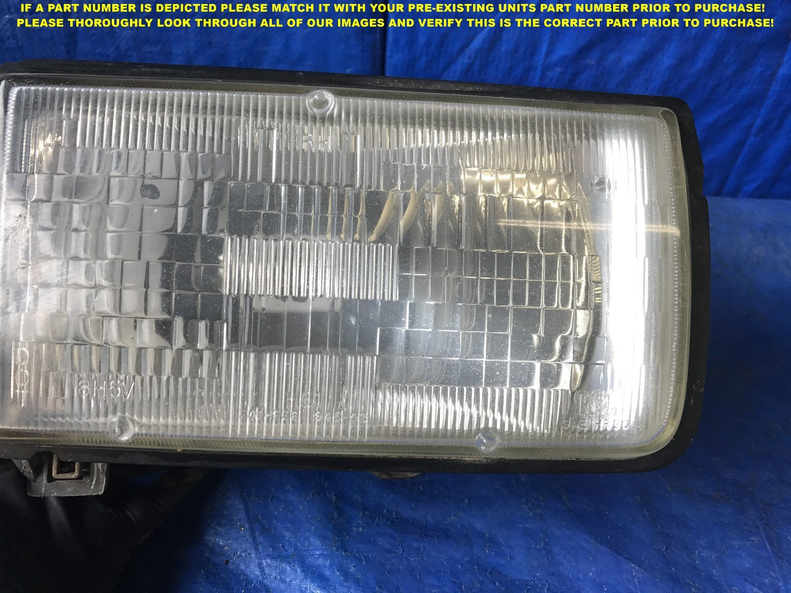 OEM 1995 95 HONDA PASSPORT PASSENGER RIGHT HEADLIGHT R RH2