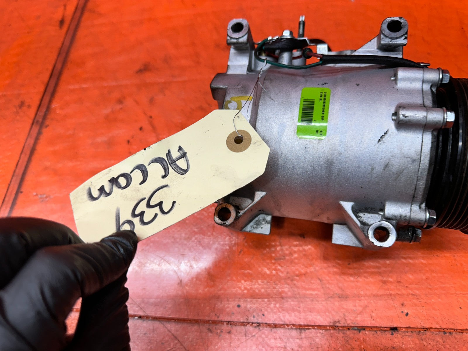 04-05 ACURA TSX 2.4L K24A2 AIR CONDITIONING AC COMPRESSOR PUMP OEM #33915