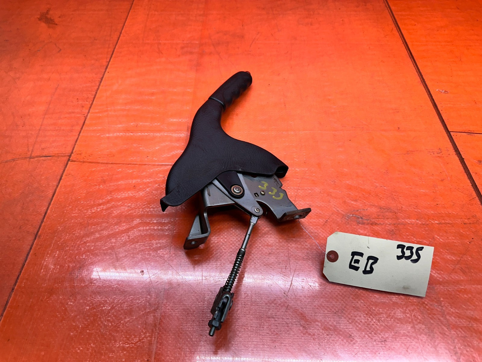 97 01 HONDA PRELUDE 2.2L EMERGENCY PARKING E BRAKE HAND LEVER PULL ASSEMBLY #3350