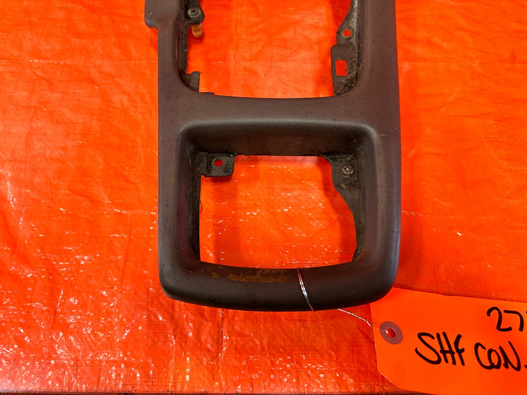 92 00 LEXUS SC300   MANUAL SHIFTER CONSOLE TRIM BEZEL   TAN COLOR   OEM #2764