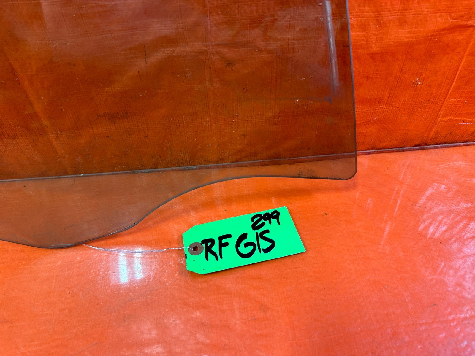 10 16 HYUNDAI GENESIS COUPE   PASSENGER RIGHT FRONT   DOOR GLASS WINDOW OEM #2994