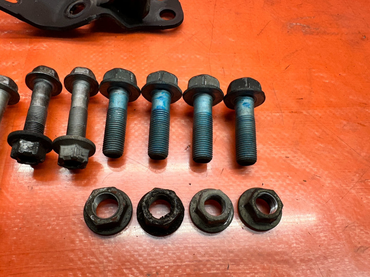 14-15 INFINITI Q50 FRONT LOWER CONTROL ARM BOLTS NUTS BRACKETS  OEM #3437