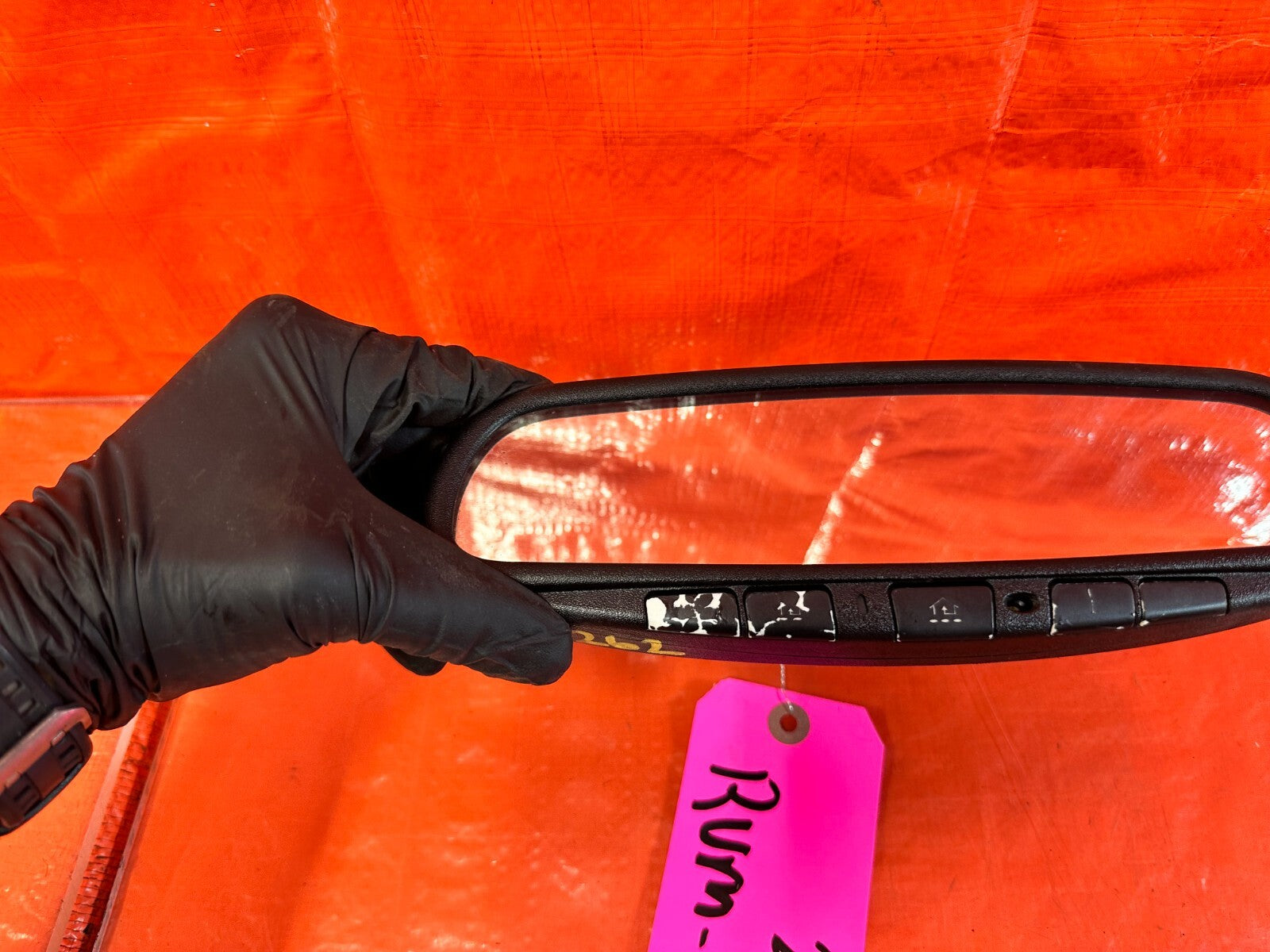 2004 04 NISSAN 350Z   REAR VIEW MIRROR W/ HOMELINK OPTION   LIL BIT OF WEAR OK6