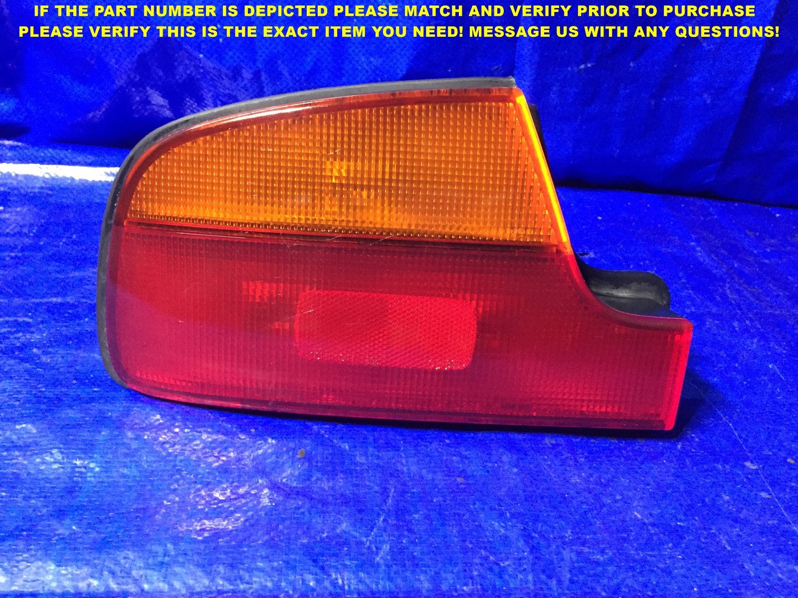 OEM 1990 1991 1992 1993 INFINITI Q45 DRIVER LEFT TAIL LIGHT 90 91 92 930