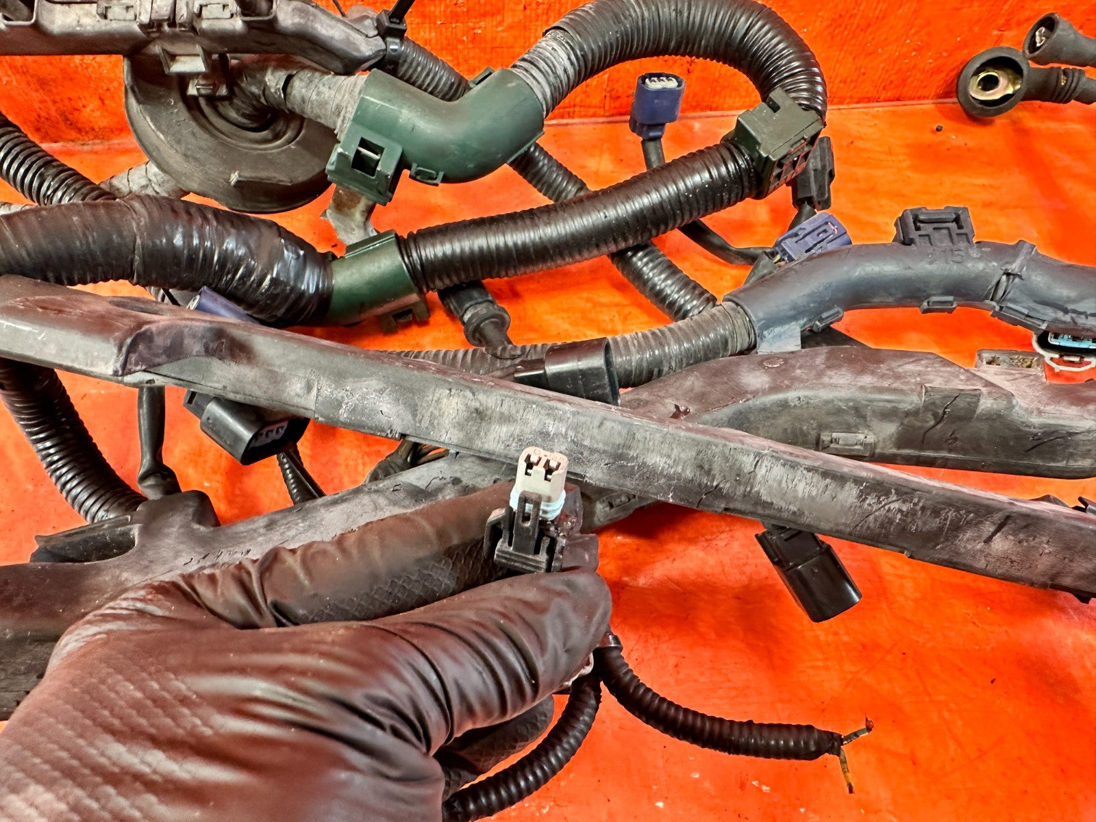 02 04 ACURA RSX   5 SPEED MANUAL ENGINE HARNESS AND CHARGE HARNESS K20A2 K20A37