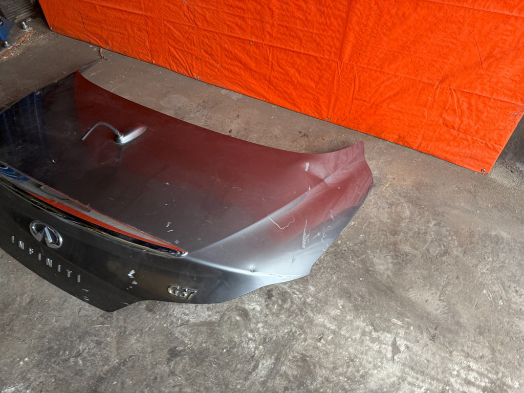 09 15 INFINITI G37 CONVERTIBLE   TRUNK REAR DECK LID TAIL GATE HATCH LATCH   OEM2