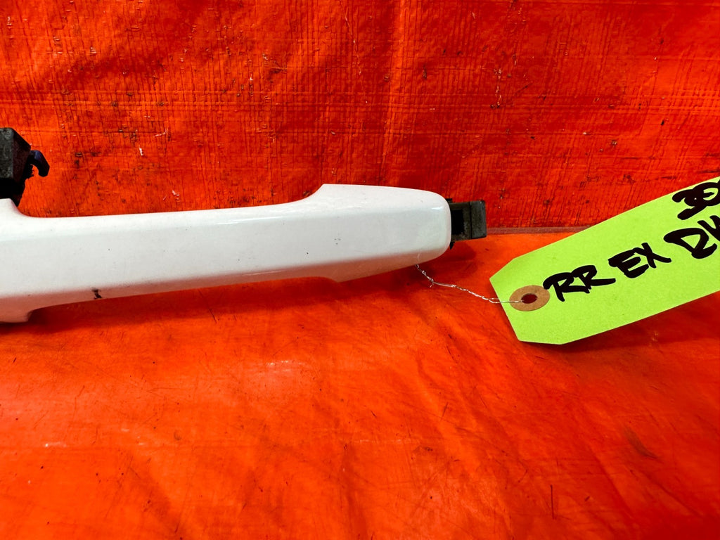 06 11 HONDA CIVIC 4D SEDAN PASSENGER RIGHT REAR EXTERIOR DOOR HANDLE WHITE #3002