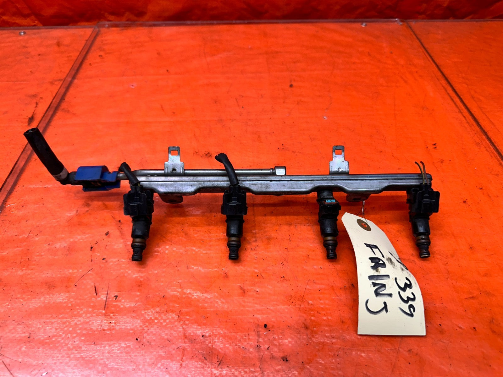 04-05 ACURA TSX 2.4L K24A2 FUEL RAIL WITH INJECTORS ASSEMBLY OEM #3399