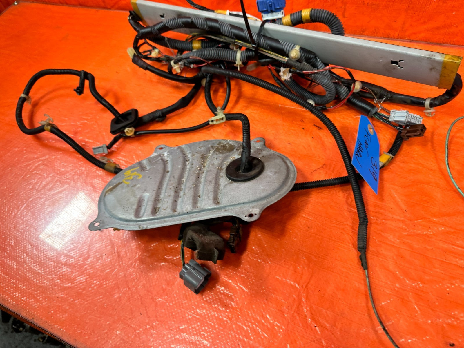 96 98 HONDA CIVIC 2D   NON POWER MANUAL ROLL WINDOW   INTERIOR FLOOR HARNESS 3194