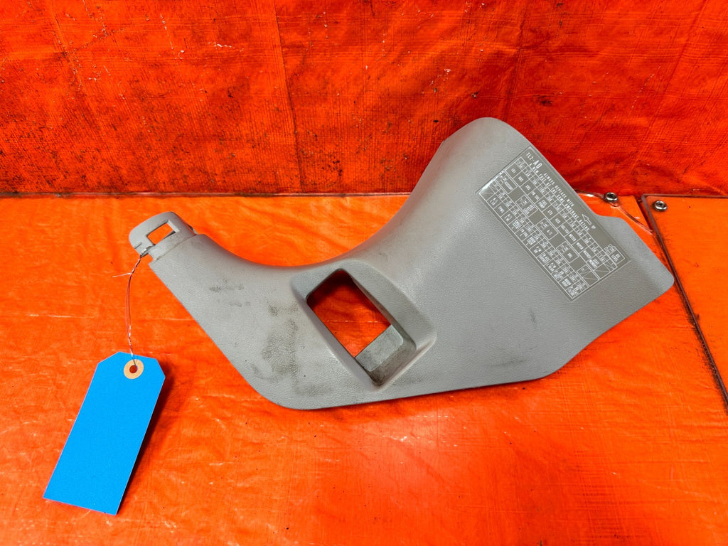 09 14 ACURA TSX   DRIVER LEFT KICK PANEL W/ FUSE PANEL DIAGRAM BOX   OEM #3210