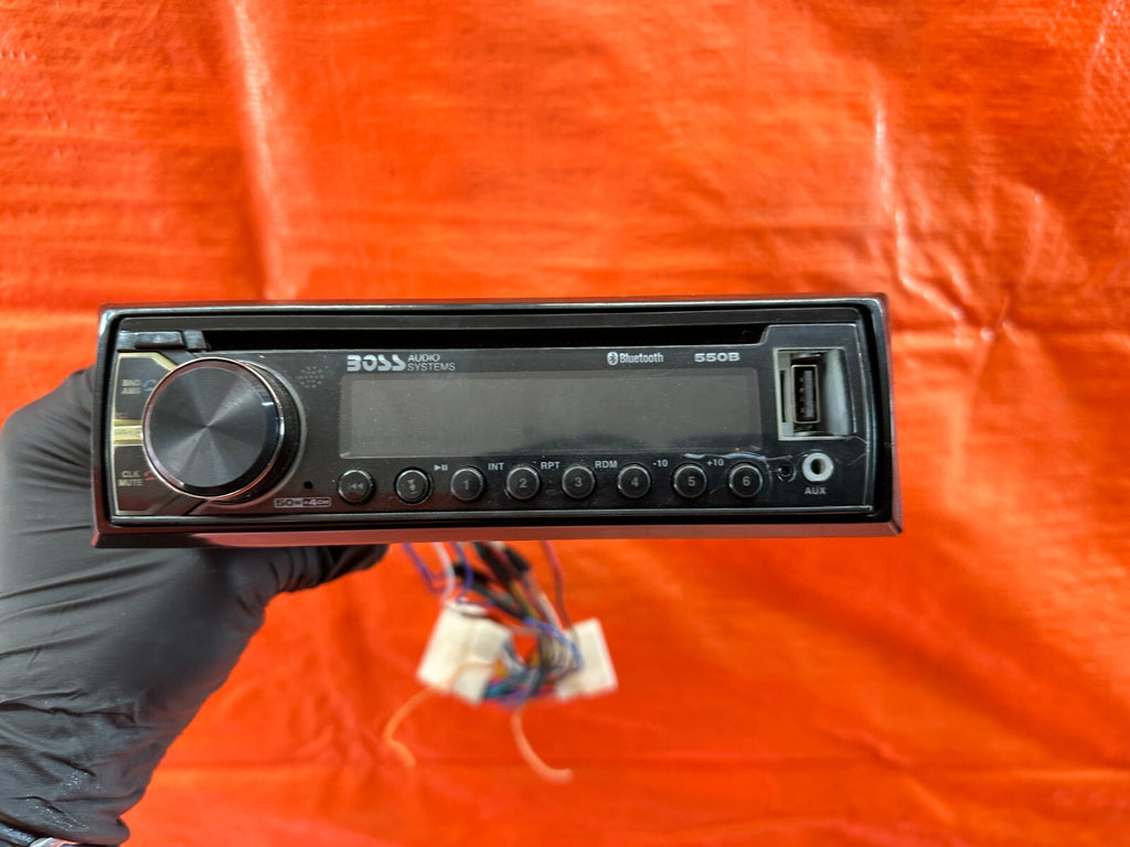 Aftermarket BOSS AM FM CD Player Radio Receiver Face ID 550B #2363
