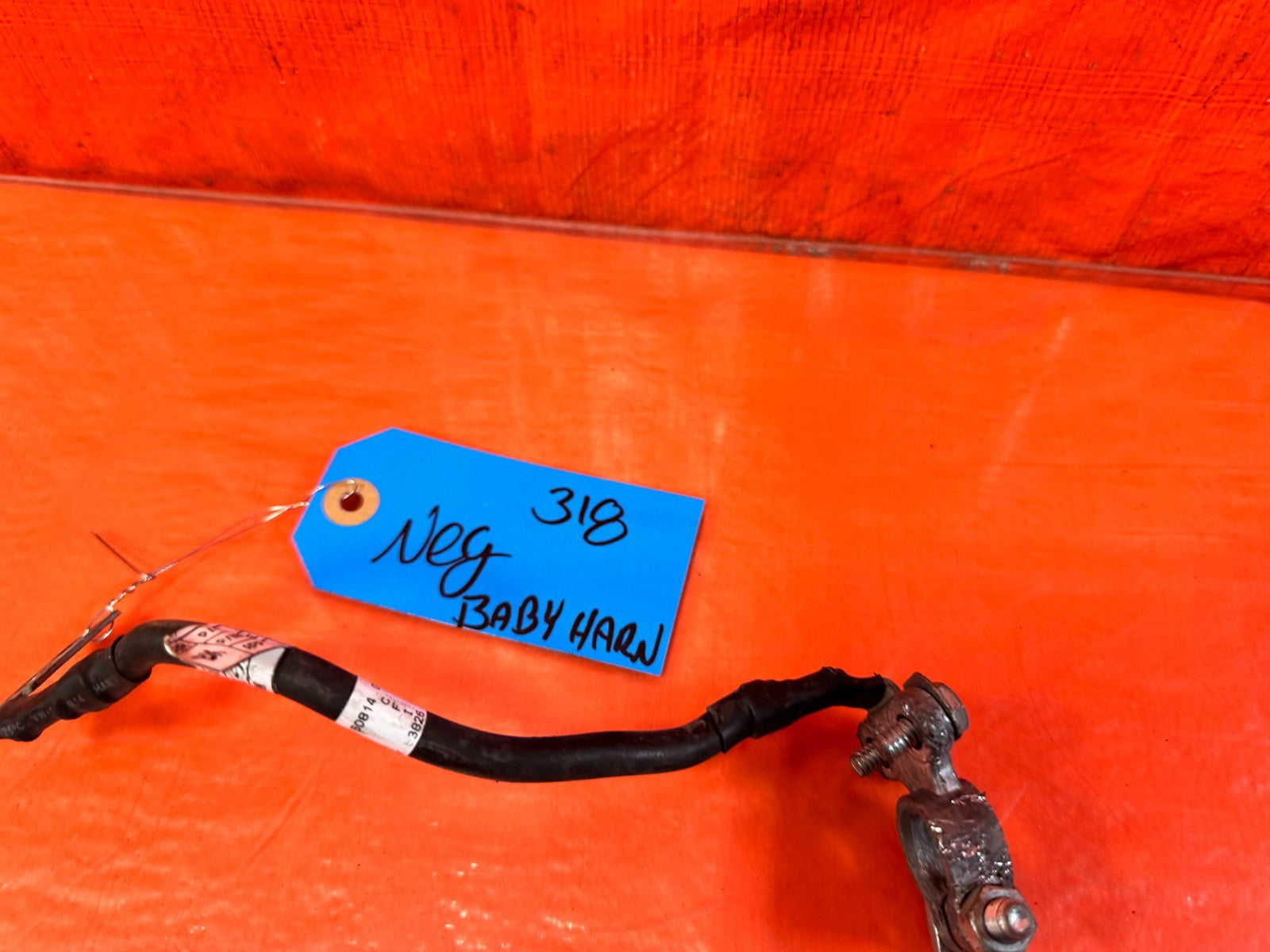13 16 HYUNDAI GENESIS COUPE 3.8L MT NEGATIVE TERMINAL BATTERY GROUND HARNESS 3182