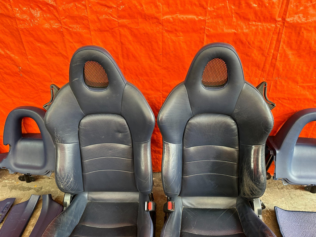 00 09 HONDA S2000   BLUE INTERIOR CONVERSION   SEATS DASH CARPET PLASTICS PANELS18