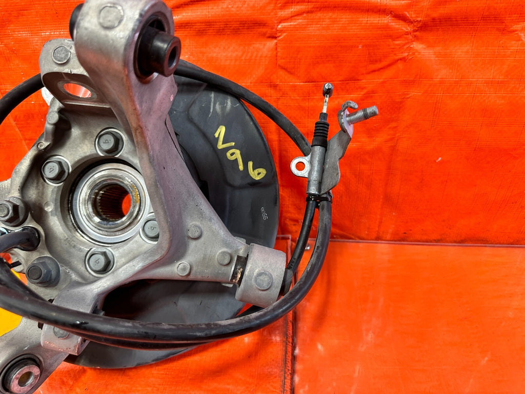 14 20 INFINITI Q50 Q60 LEFT REAR SPINDLE KNUCKLE W/ ALL CONTROL ARMS OEM #2966