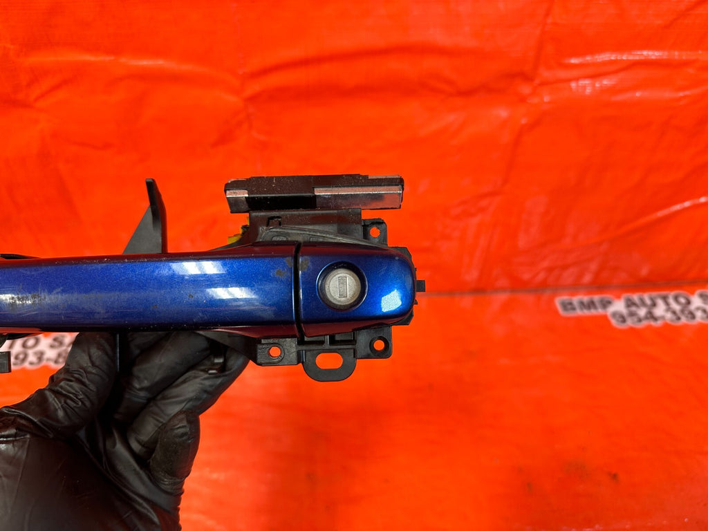 15 21 SUBARU WRX STI DRIVER LEFT FRONT EXTERIOR DOOR HANDLE BLUE OEM #1825
