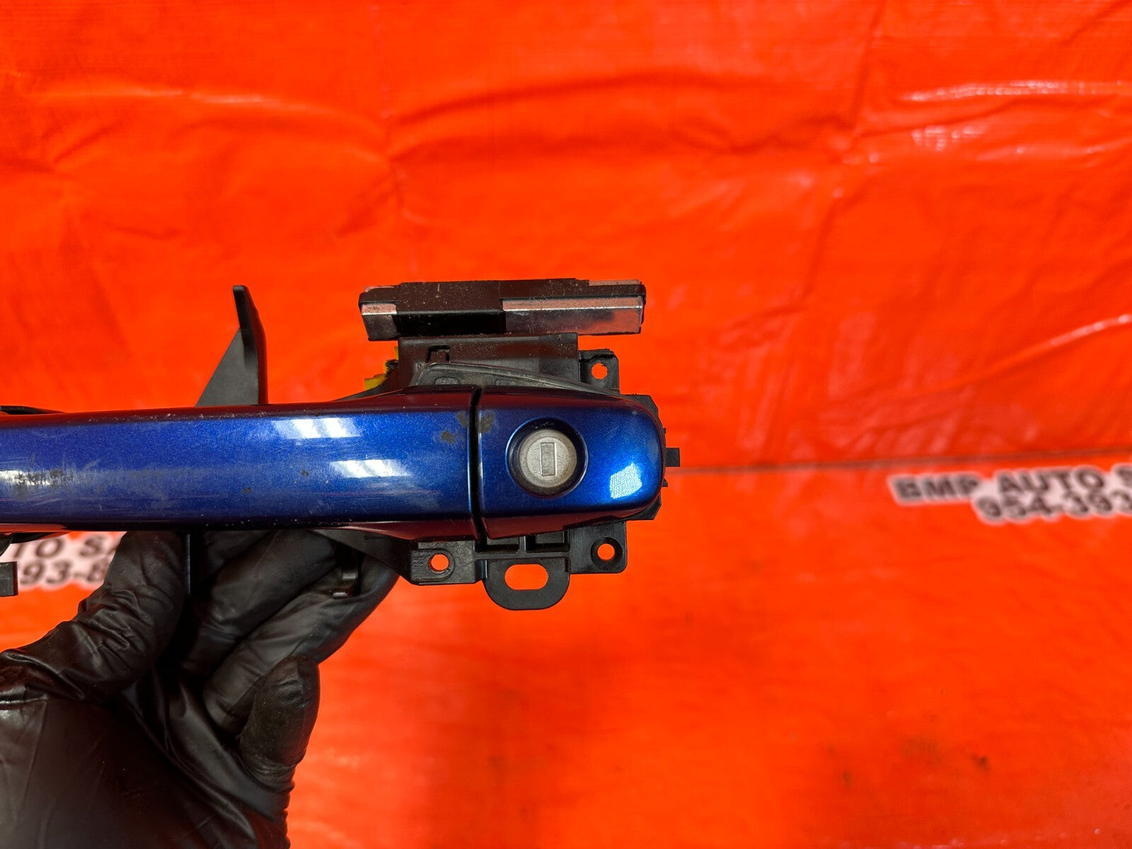 15 21 SUBARU WRX STI DRIVER LEFT FRONT EXTERIOR DOOR HANDLE BLUE OEM #1825