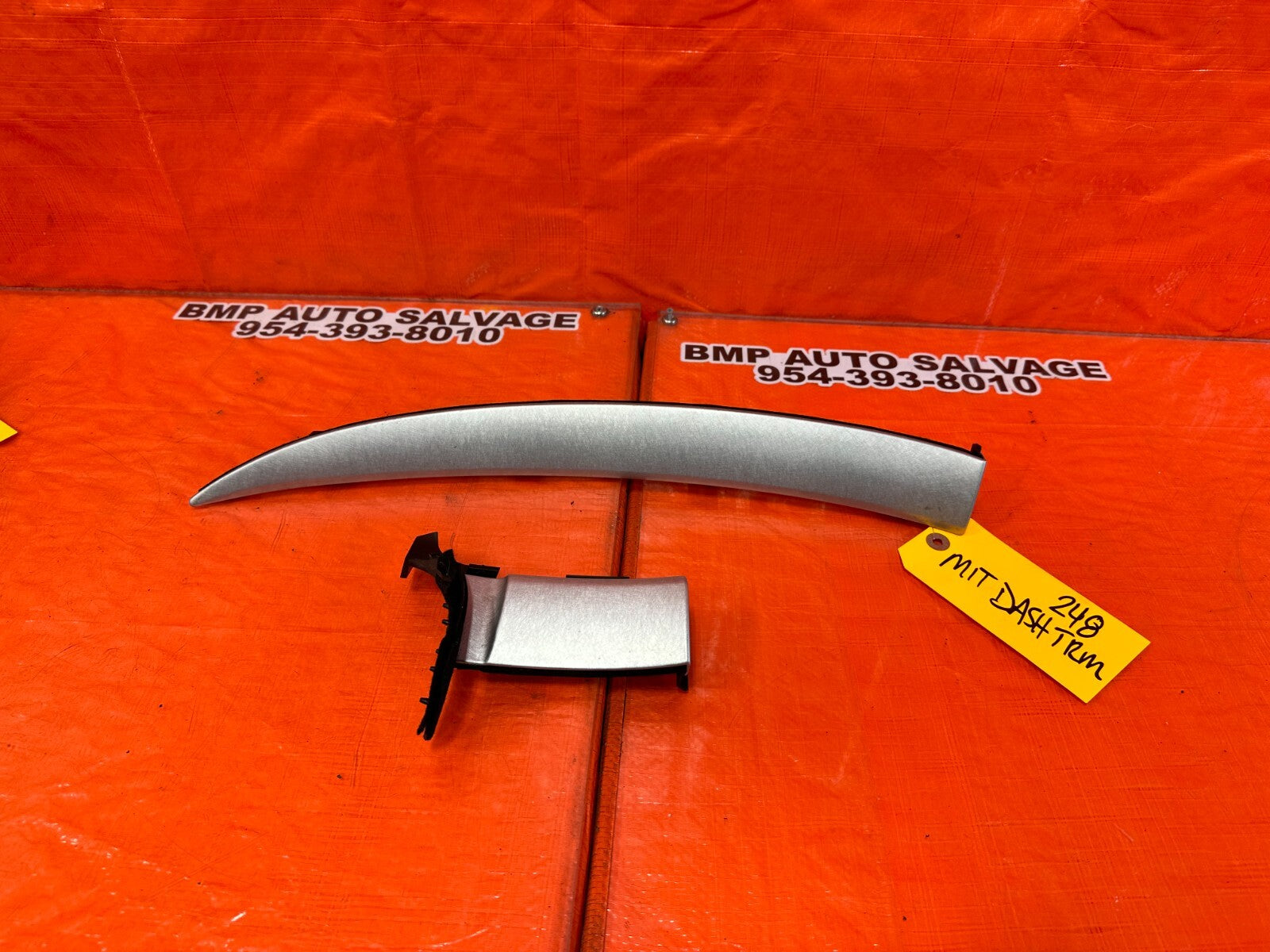 08 15 INFINITI G37 & Q60 2D COUPE   LEFT & RIGHT DASHBOARD DASH TRIM   OEM #2480
