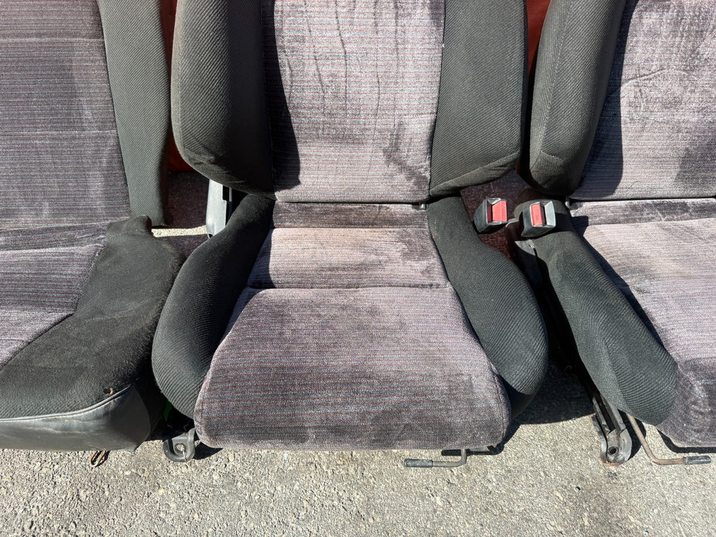 88 91  HONDA CIVIC EF HATCHBACK SI FRONT & REAR SEATS   OEM FACTORY GENUINE 3258