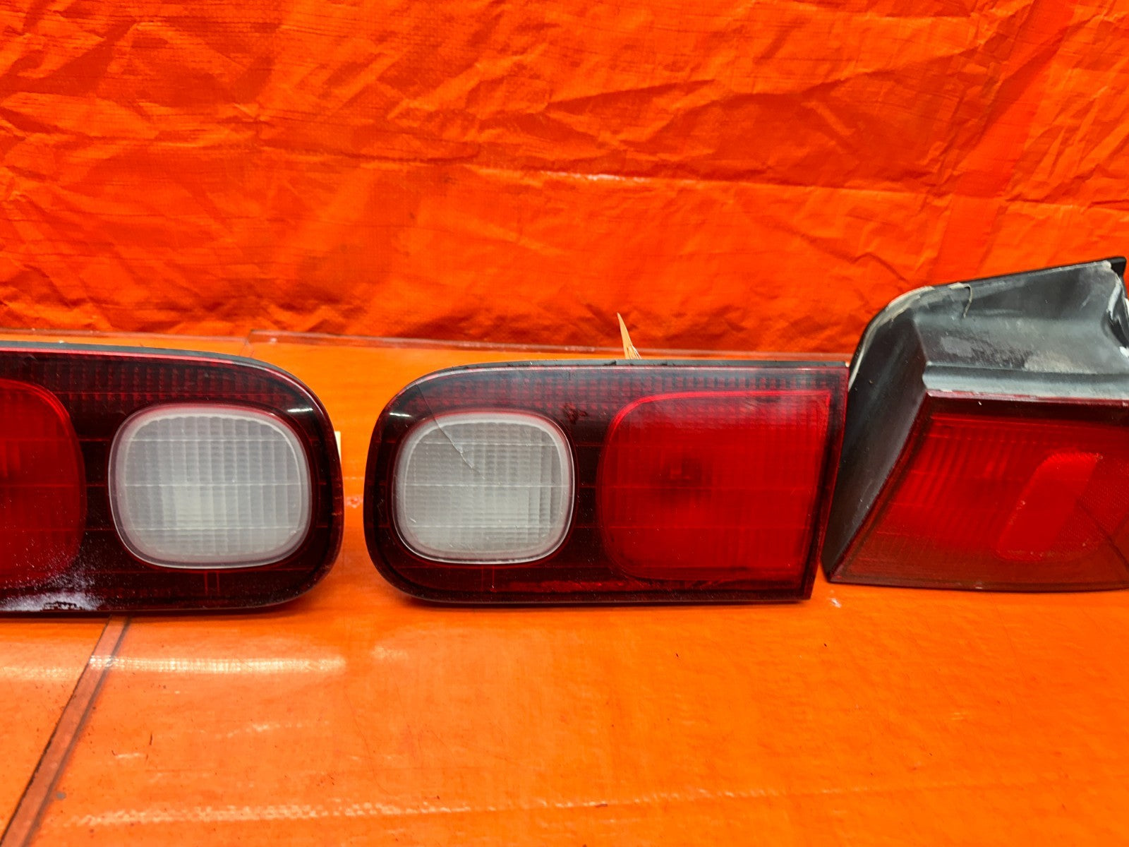 94-01 ACURA INTEGRA 4D SEDAN REAR TAIL LIGHT LAMPS SET ALL 4 OEM #3407