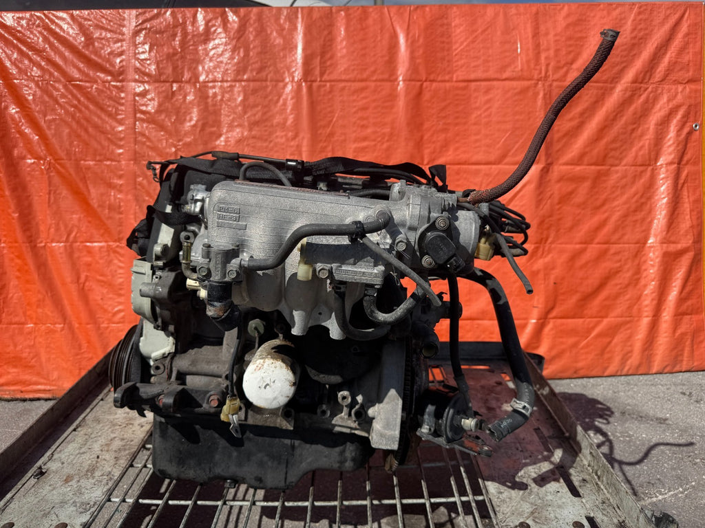 88 91 HONDA CIVIC SI   D16A6 D16A D16   ENGINE MOTOR LONG BLOCK   COMP TEST 18014